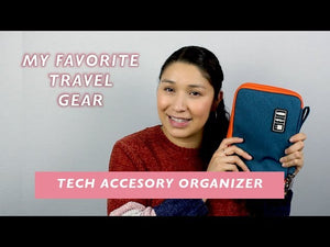 MY FAVORITE TRAVEL GEAR: If you usually travel with a ton of cables, chargers, SD cards or any other tech accessory, you will LOVE this organizer.