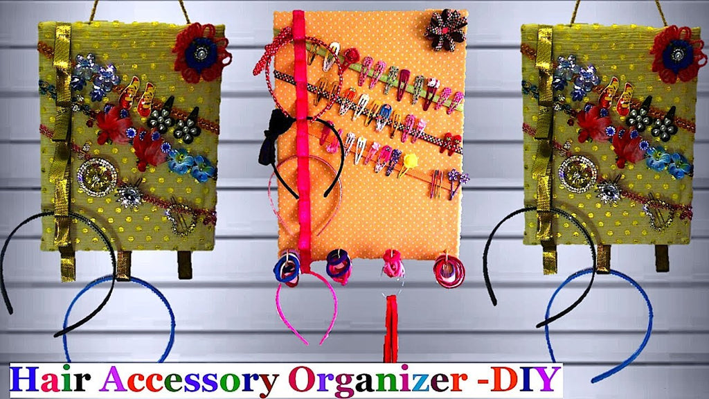Hello viewers! Welcome to my channel, Today I will tell you How to make Hair Accessory Organizer/Holder(jewelry holder or jewelry organizer), Head Band ...