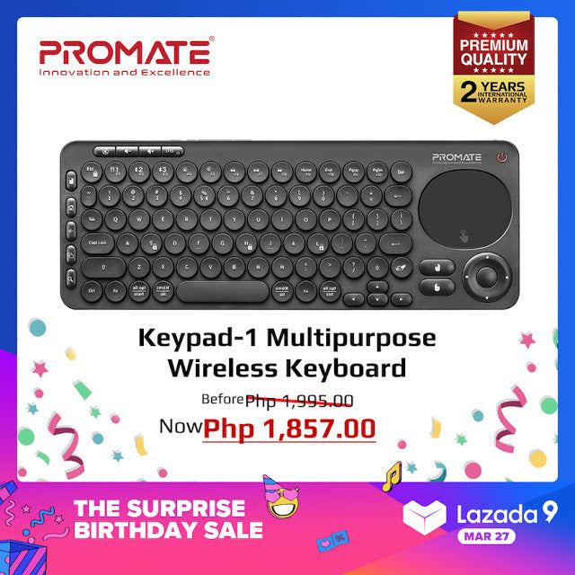 Promate joins Lazada’s 9th birthday celebration this coming March 27, 2021 with exciting deals for everyone