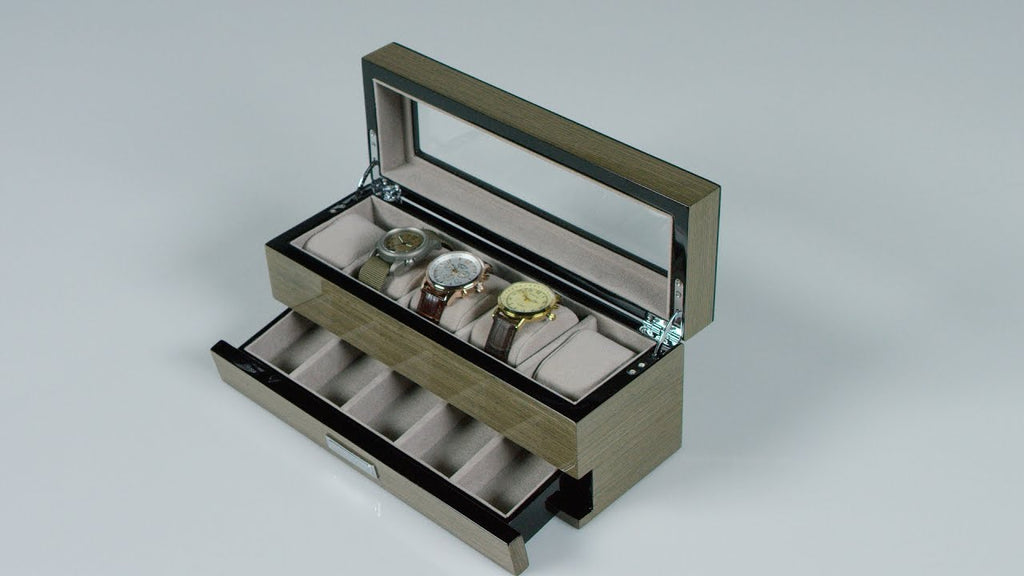 ORVIS - Glass-Top Watch Box Organizer With Accessory Drawer by The Orvis Company (4 years ago)