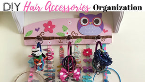 Hi Everyone, Today I'm going to show you how to make this Girls Hanging Hair Accessories Holder