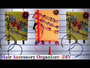 Hello viewers! Welcome to my channel, Today I will tell you How to make Hair Accessory Organizer/Holder(jewelry holder or jewelry organizer), Head Band ...
