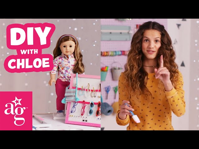 Need a way to get your American Girl doll's fashion accessories organized? Chloe shows you exactly how you can create this! ⭐ Watch BTS of Chloe on the AG ...