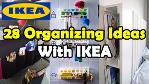More information and credit for “28 Organizing Ideas With IKEA” Video: 1