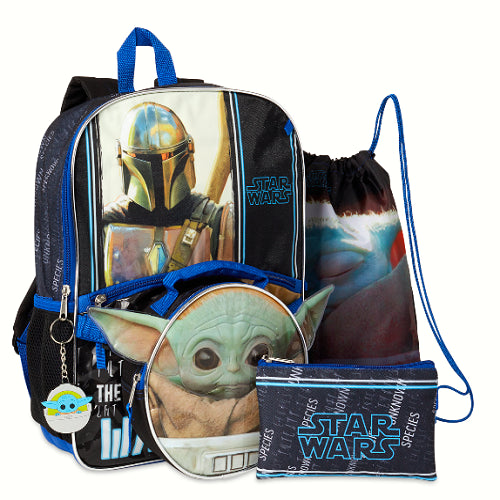 Star Wars Baby Yoda 5 Piece Backpack Set Only $11!