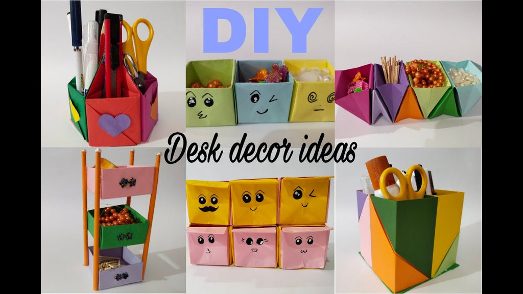 Desk organization ideas / desk organizer / desk decor / #artandcrafts by Art and Crafts with Maham (1 day ago)