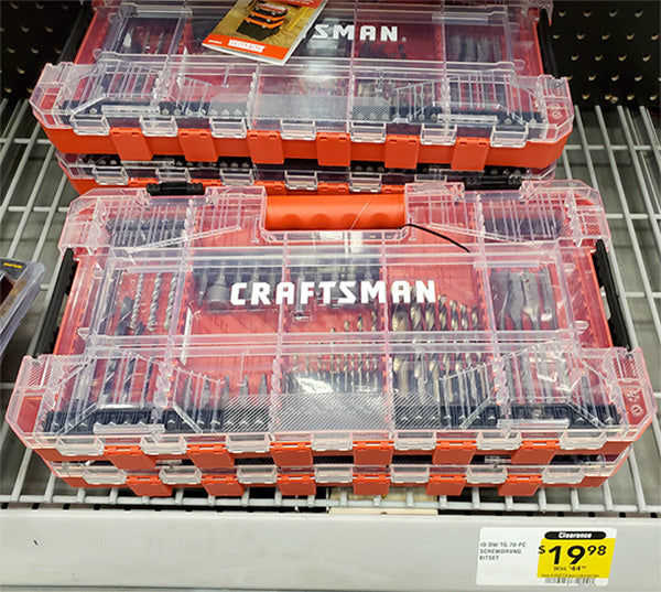 New Dewalt and Craftsman ToughCase+ Power Tool Accessory Cases Spotted at Lowes