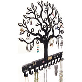 Hanging Jewelry Holder, Earring Organizer & Necklace Rack, Wall Mount Tree of Life