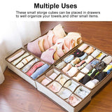 Foldable Wardrobe Underwear Organizer (4 pcs in set)