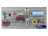 12-Piece Steel Slatwall Accessory Kit