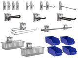 20-Piece Steel Slatwall Accessory Kit
