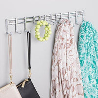 Bochens Closet Wall Mount Metal Accessory Organizer and Storage Center - Modern Slim Holder for Women and Men Ties, Belts, Scarves, Sunglasses, Watches