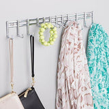 Bochens Closet Wall Mount Metal Accessory Organizer and Storage Center - Modern Slim Holder for Women and Men Ties, Belts, Scarves, Sunglasses, Watches