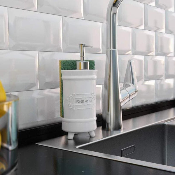 Comfify French Design Kitchen Soap Dispenser & Sponge Holder - Comfify