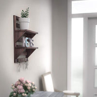 Comfify Rustic Wall Mounted Shelves
