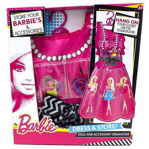 Barbie Dress & Store Doll And Accessory Organizer