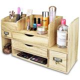 Ikee Design® Adjustable Wooden Desktop Organizer Office Supplies Storage