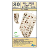 80 Pocket Hanging Jewelry Organizer