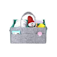 Felt Nappy Organiser - Grey