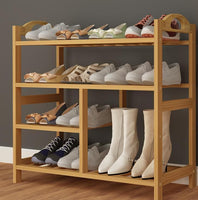 Storage & Organization - Bamboo Wood Shoe Storage & Organizers