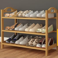Storage & Organization - Bamboo Wood Shoe Storage & Organizers